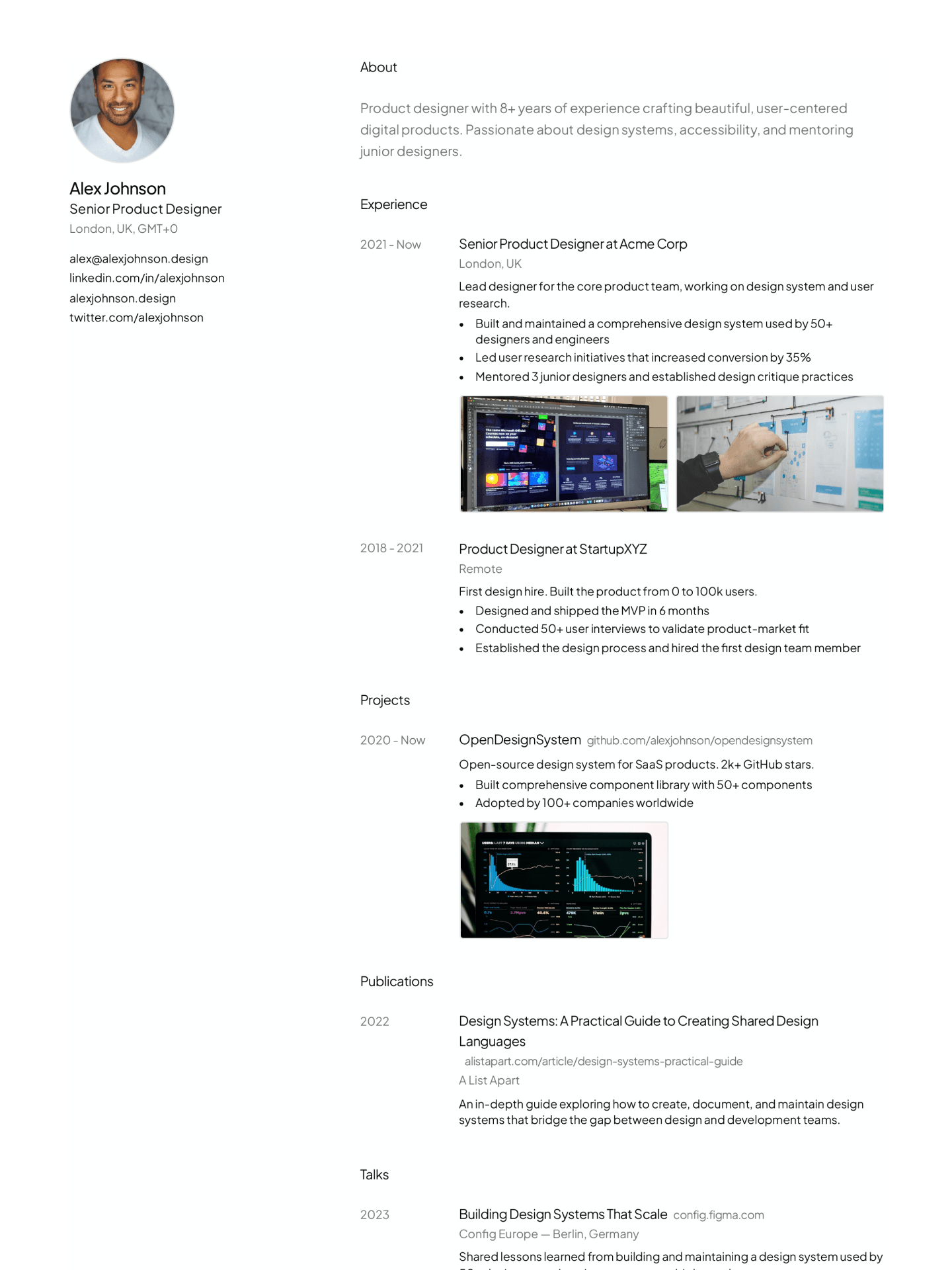Curvit Profile Preview