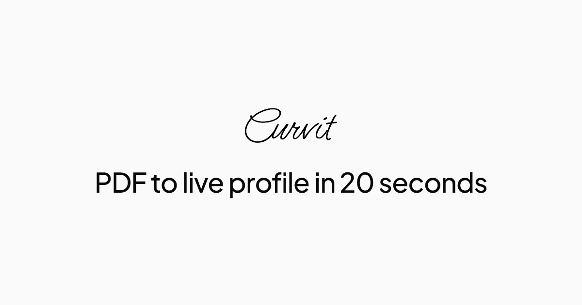 Curvit — 官网预览图